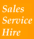 SALES, SERVICE & HIRE